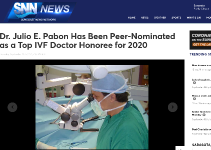 Dr. Pabon "Top IVF Doctor" Nomination